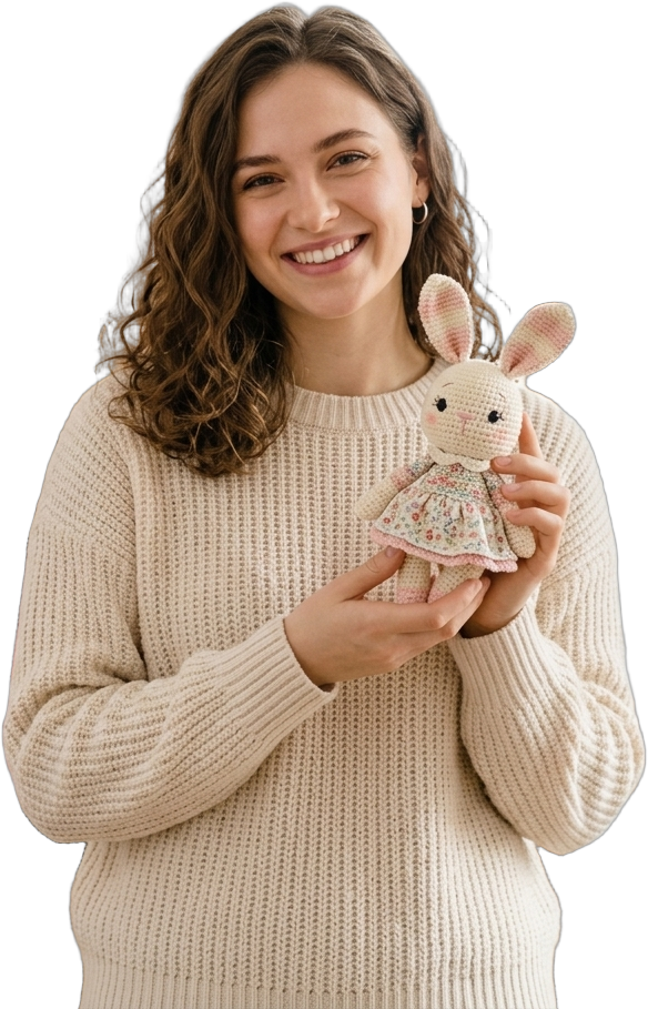 Sarah, Crochet Designer at SavoraNest.